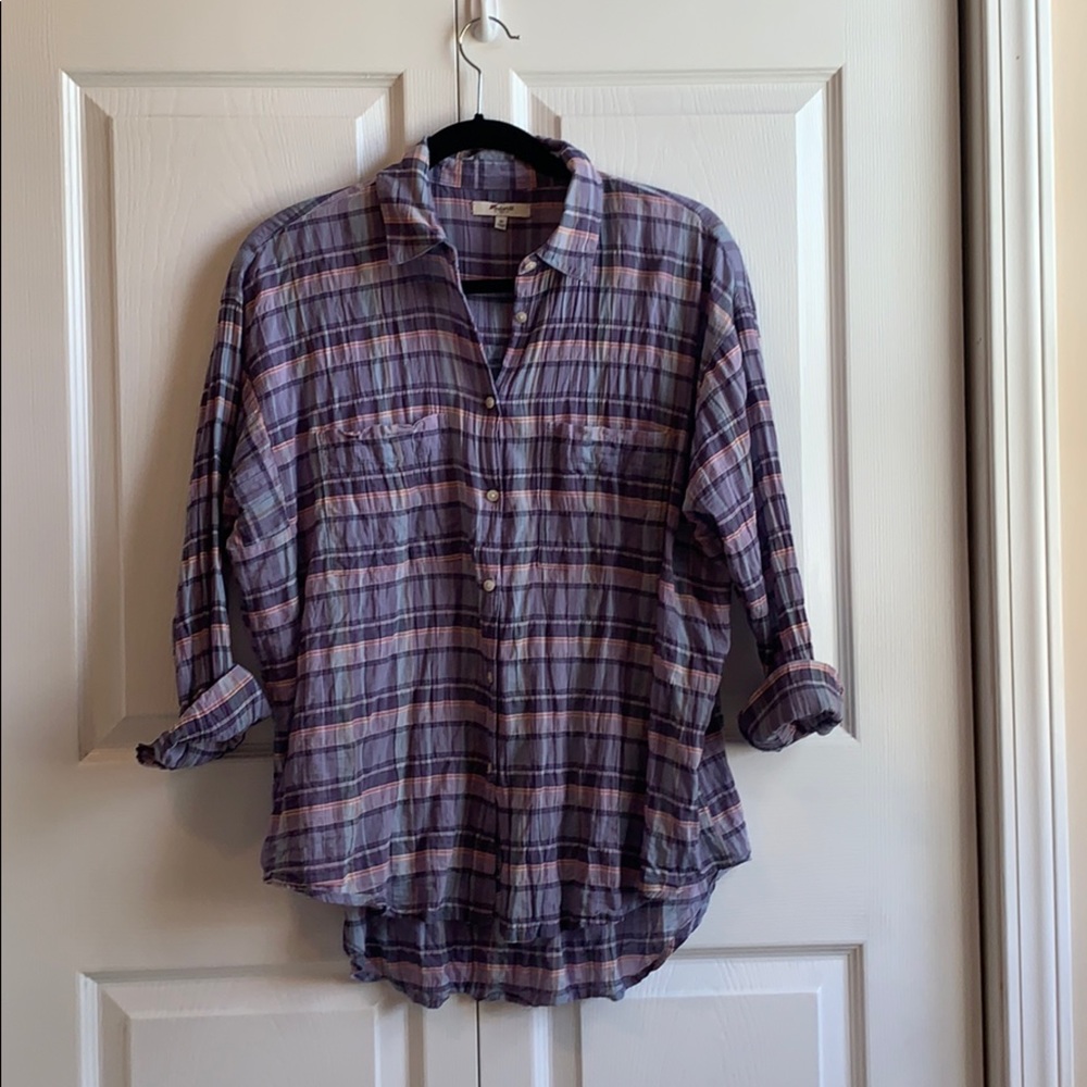 Madewell Plaid Button Up